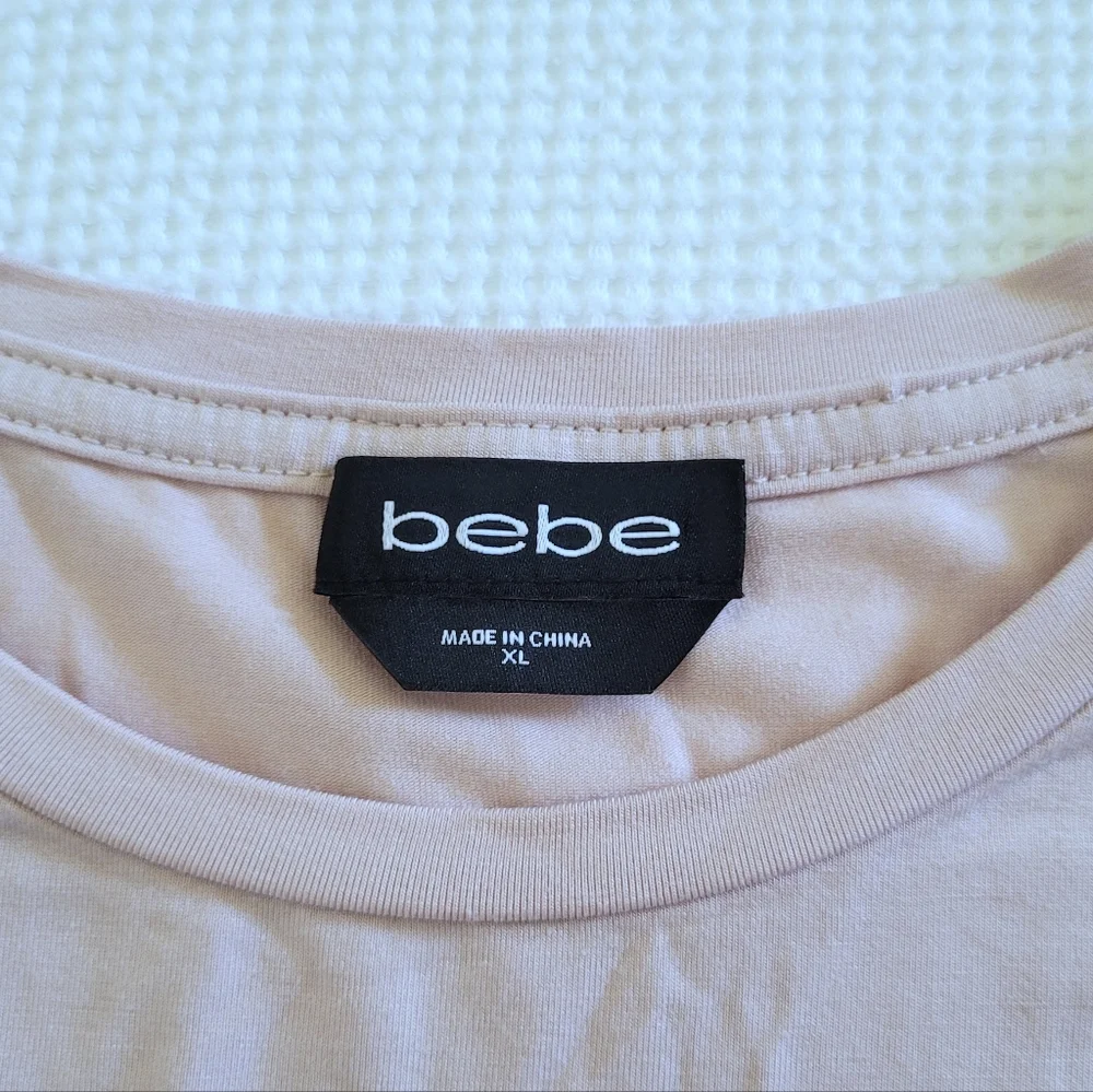 bebe Mirrored🪞 "bb" Rhinestone💎 Top - NWT - Picture 6 of 14